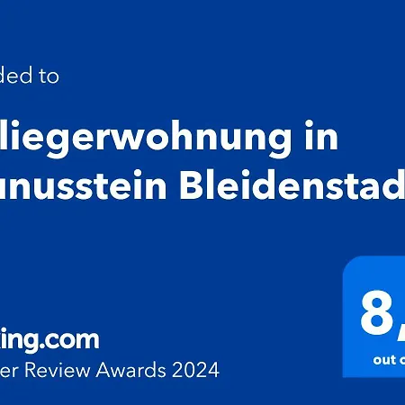 Einliegerwohnung In Bleidenstadt Apartmán